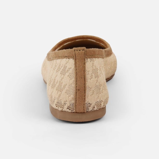 Mochi Women Beige Casual Ballerinas (SKU: 31-1101-20-37)