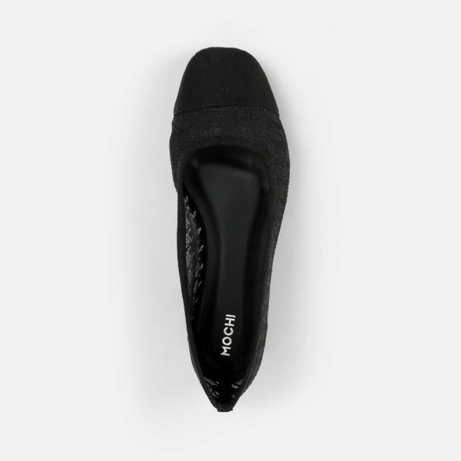 Mochi Women Black Casual Ballerinas (SKU: 31-1101-11-37)