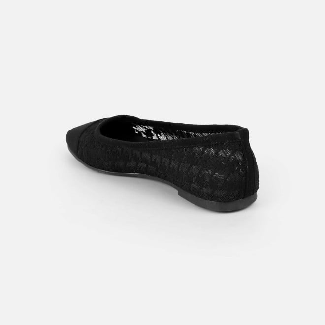 Mochi Women Black Casual Ballerinas (SKU: 31-1101-11-37)