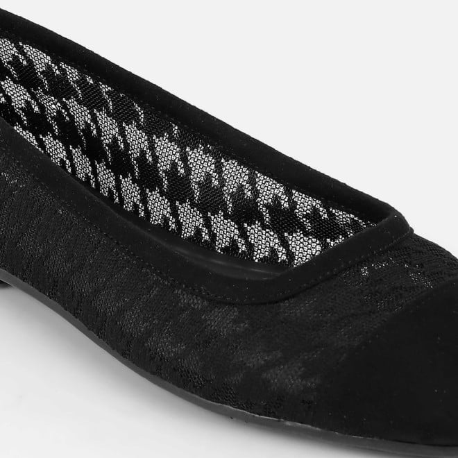 Mochi Women Black Casual Ballerinas (SKU: 31-1101-11-37)