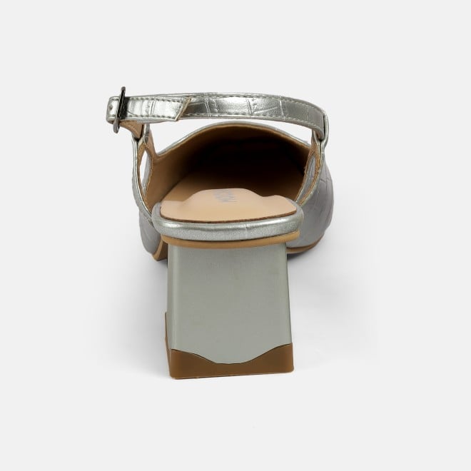 Mochi Women Silver Formal Sandals (SKU: 31-1106-27-36)