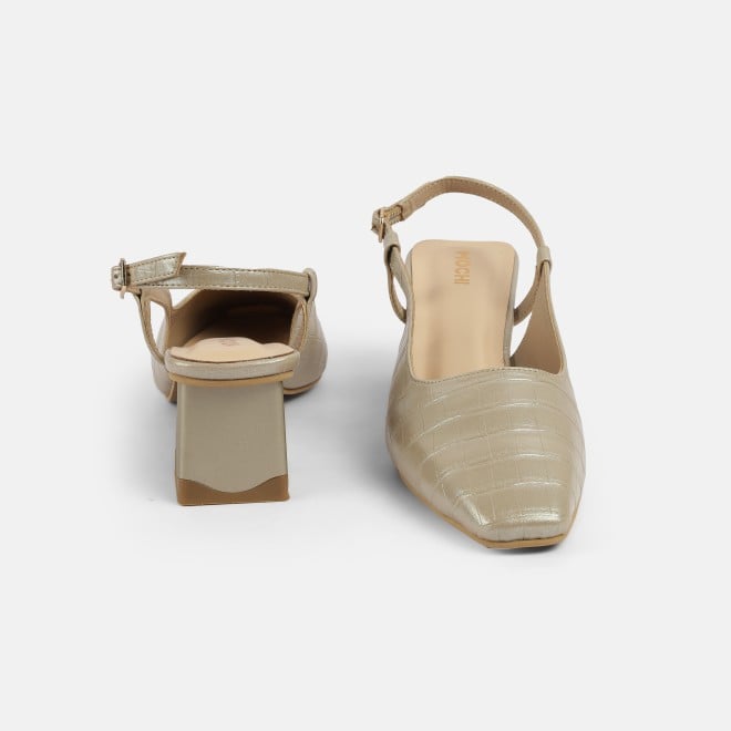 Mochi Women Gold Formal Sandals (SKU: 31-1106-15-36)
