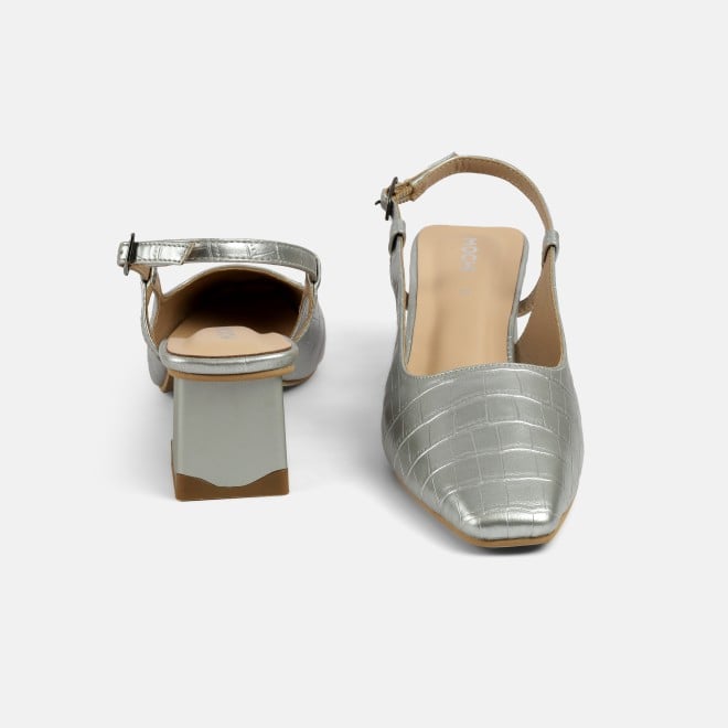 Mochi Women Silver Formal Sandals (SKU: 31-1106-27-36)