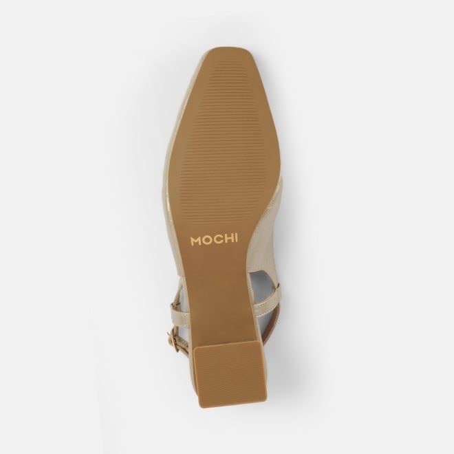 Mochi Women Gold Formal Sandals (SKU: 31-1106-15-36)