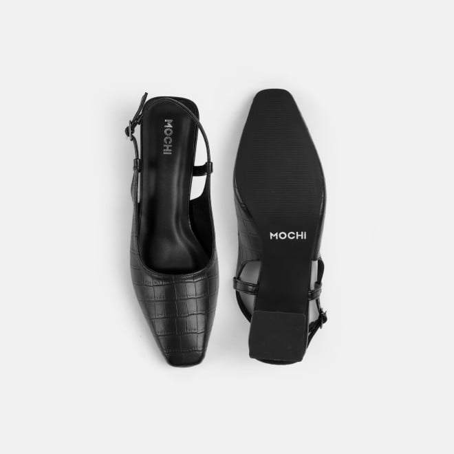 Mochi Women Black Formal Sandals (SKU: 31-1106-11-36)