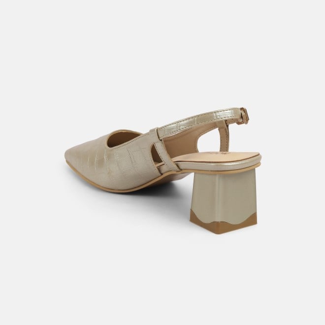 Mochi Women Gold Formal Sandals (SKU: 31-1106-15-36)