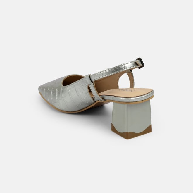 Mochi Women Silver Formal Sandals (SKU: 31-1106-27-36)