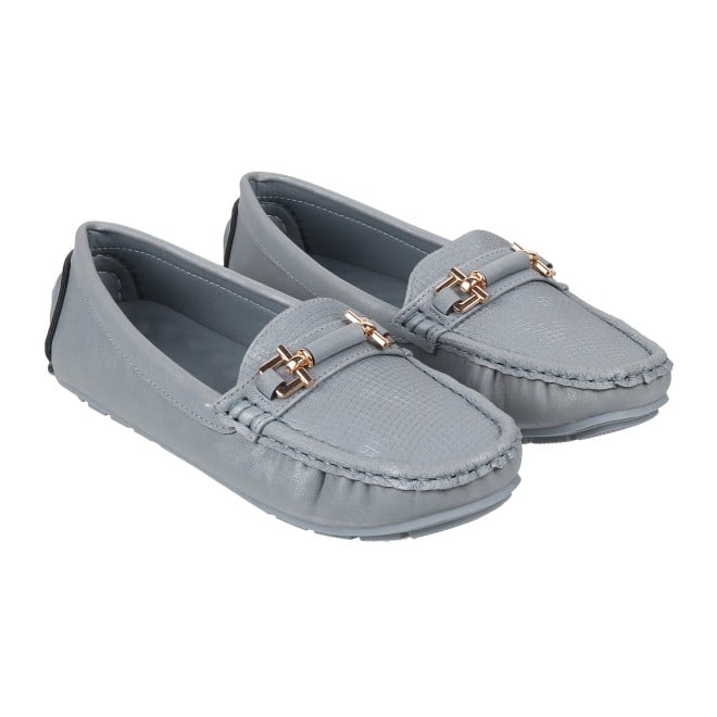 Mochi Women Light-Blue Casual Loafers