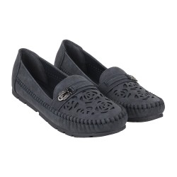 Women Navy-Blue Casual Loafers