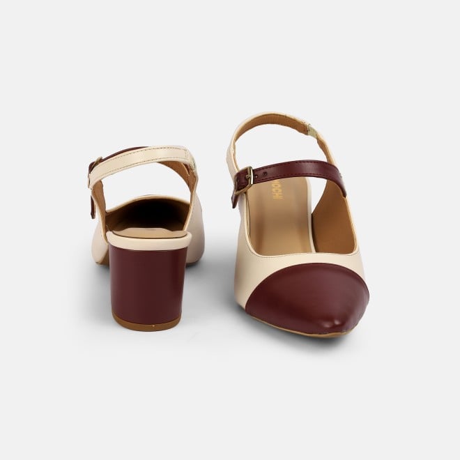 Mochi Women Maroon Formal Sandals (SKU: 31-1131-44-36)