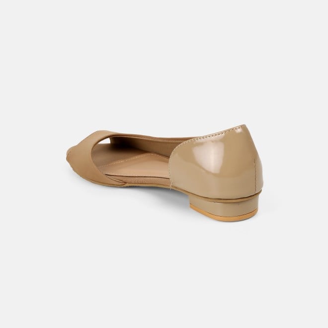 Mochi Women Beige-red Casual Ballerinas (SKU: 31-1133-89-36)