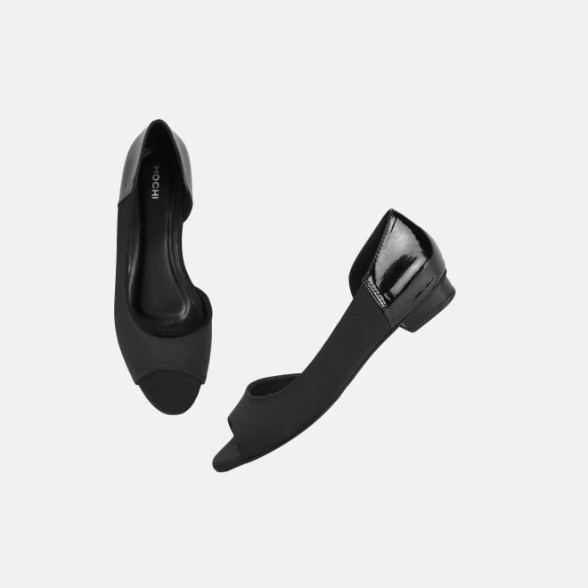 Mochi Women Black Casual Ballerinas (SKU: 31-1133-11-36)