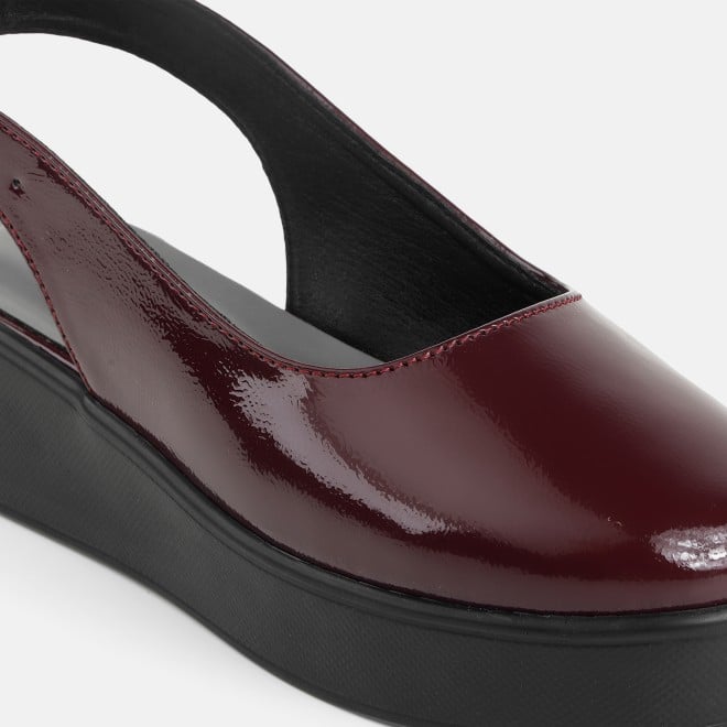 Mochi Women Maroon Casual Sandals (SKU: 31-1137-44-36)