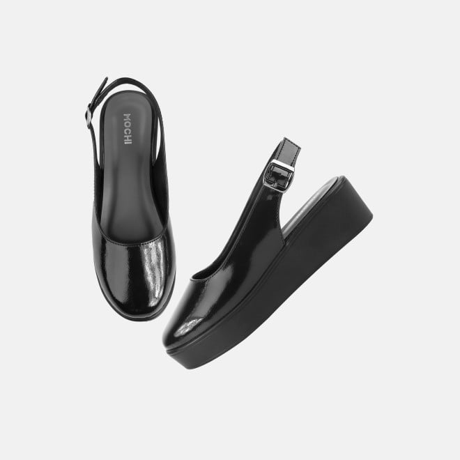 Mochi Women Black Casual Sandals (SKU: 31-1137-11-36)