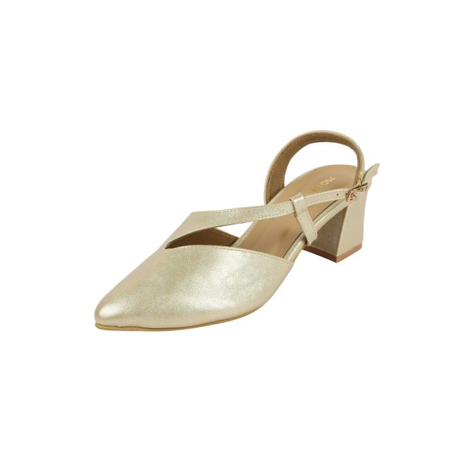 Mochi Women Gold Formal Sandals (SKU: 31-1140-15-36)