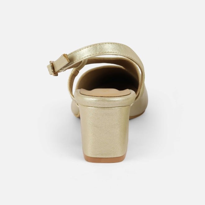 Mochi Women Gold Formal Sandals (SKU: 31-1140-15-36)