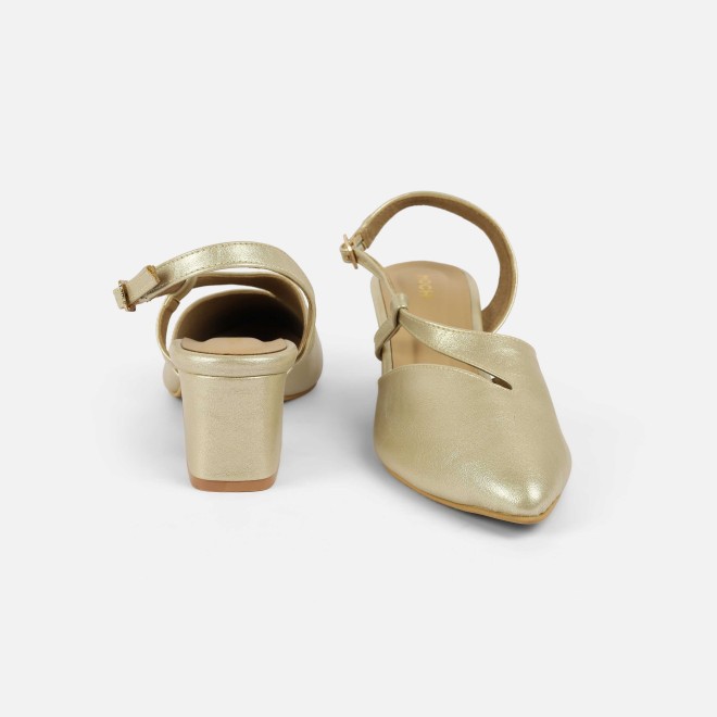 Mochi Women Gold Formal Sandals (SKU: 31-1140-15-36)