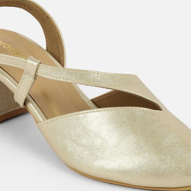 Mochi Women Gold Formal Sandals (SKU: 31-1140-15-36)