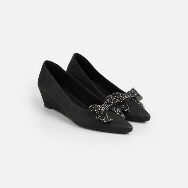 Mochi Women Black Party Pumps (SKU: 31-1157-11-36)