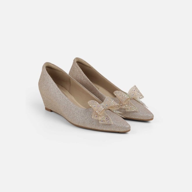 Mochi Women Gold Party Pumps (SKU: 31-1157-15-36)