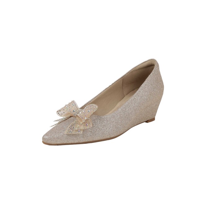 Mochi Women Gold Party Pumps (SKU: 31-1157-15-36)