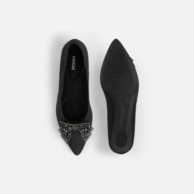 Mochi Women Black Party Pumps (SKU: 31-1157-11-36)