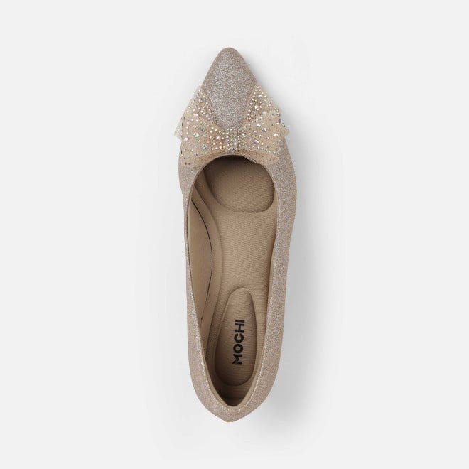 Mochi Women Gold Party Pumps (SKU: 31-1157-15-36)
