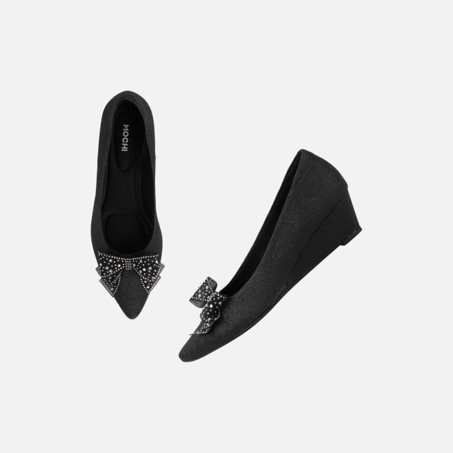Mochi Women Black Party Pumps (SKU: 31-1157-11-36)