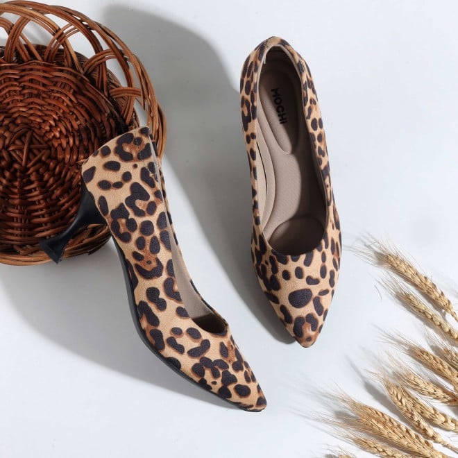 Mochi Women Beige Casual Pumps (SKU: 31-1158-20-36)