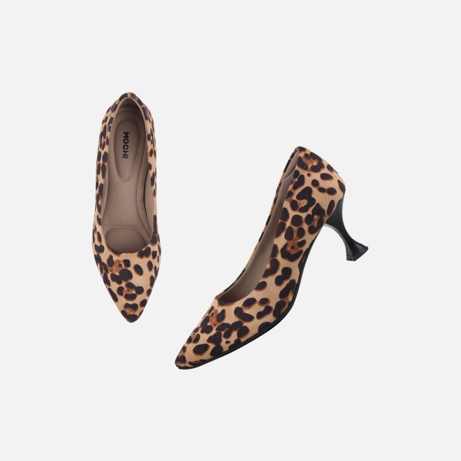 Mochi Women Beige Casual Pumps (SKU: 31-1158-20-36)