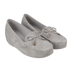 Women Grey Casual Loafers