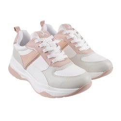 Women White-Multi Sports Sneakers