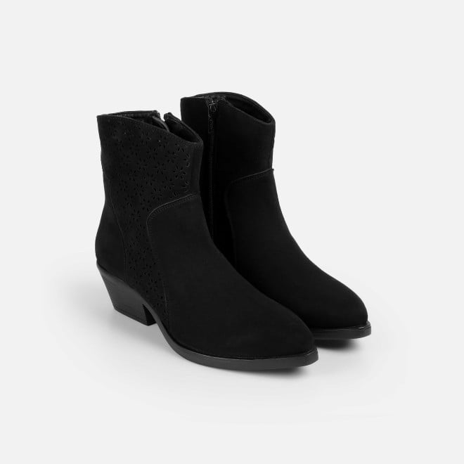 Mochi Women Black Party Boots (SKU: 31-1203-11-36)