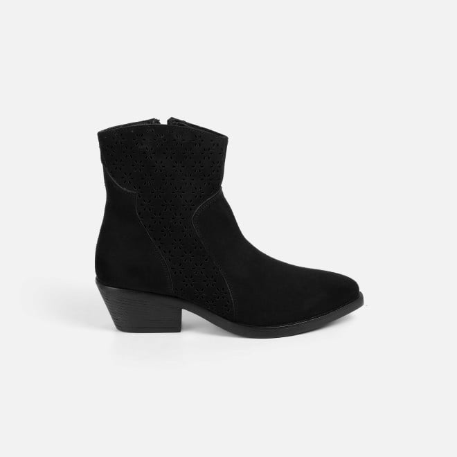Mochi Women Black Party Boots (SKU: 31-1203-11-36)