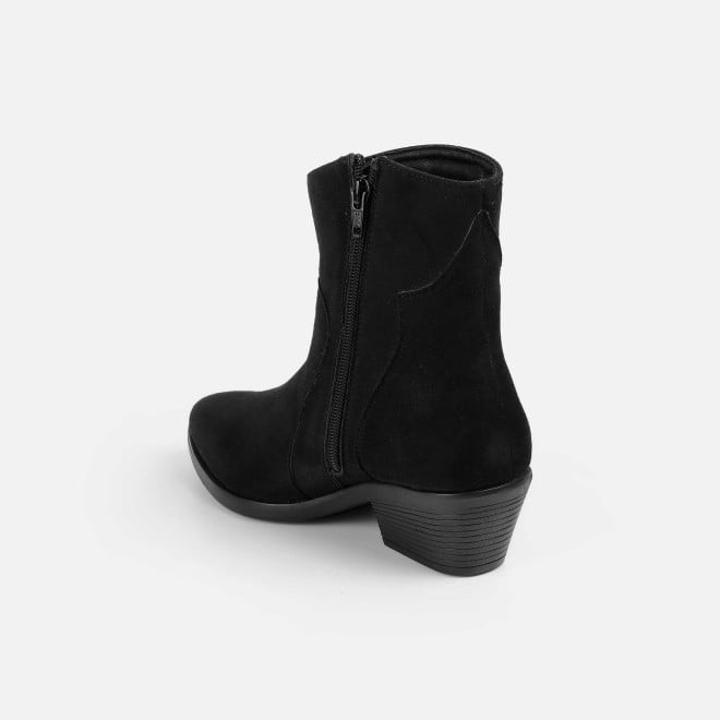 Mochi Women Black Party Boots (SKU: 31-1203-11-36)