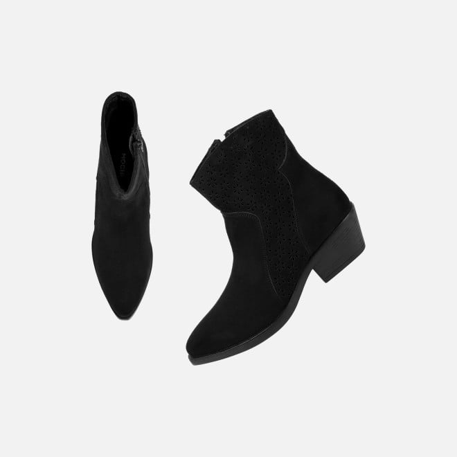 Mochi Women Black Party Boots (SKU: 31-1203-11-36)