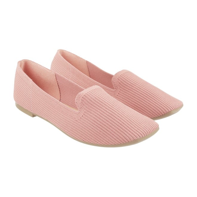 Mochi Women Peach Casual Ballerinas