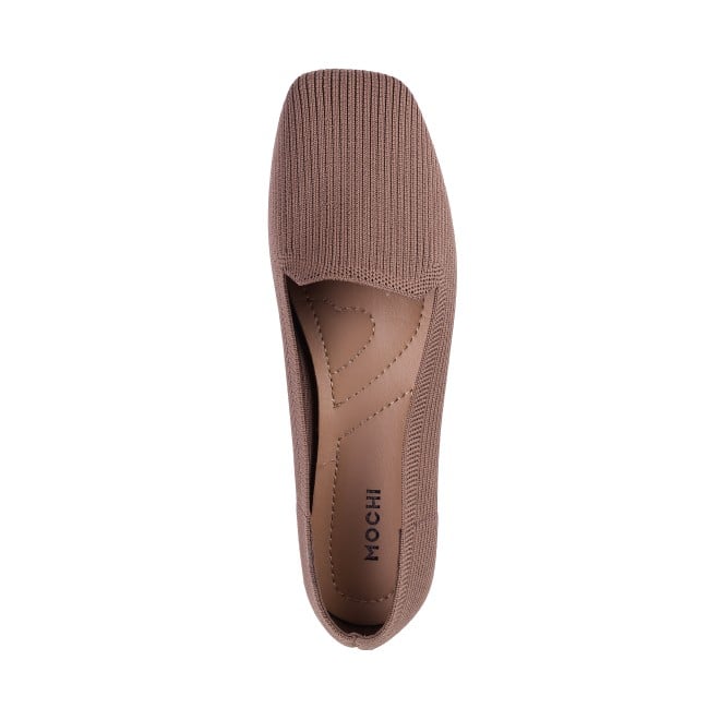 Mochi Women Dark-Beige Casual Ballerinas (SKU: 31-1212-89-36)