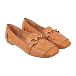 Women Tan Casual Loafers