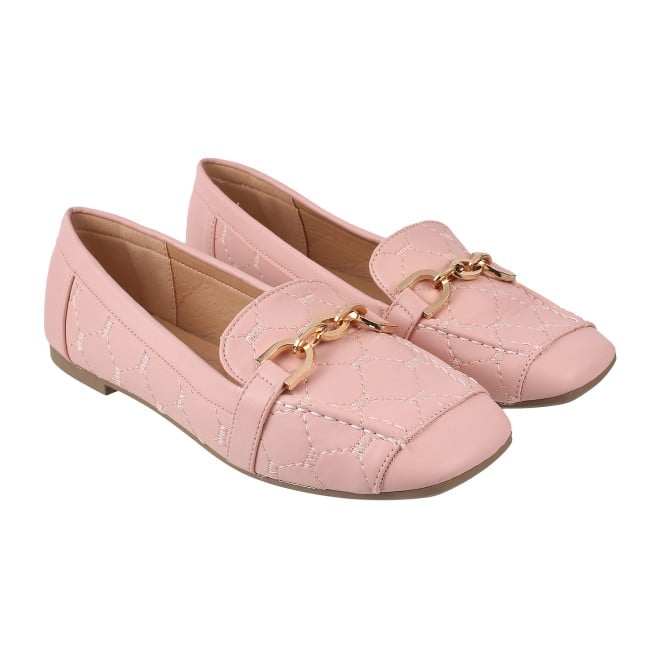 Mochi Women Peach Casual Loafers