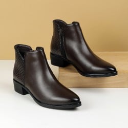 Women Brown Party Boots