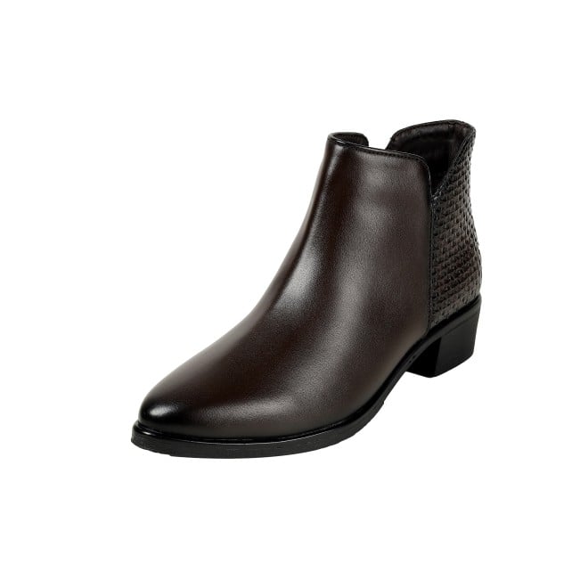Mochi Women Brown Party Boots (SKU: 31-1223-12-36)