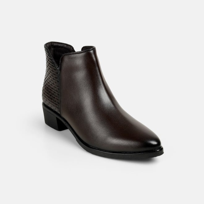 Mochi Women Brown Party Boots (SKU: 31-1223-12-36)