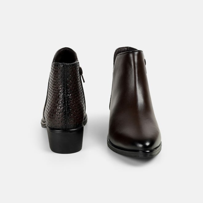 Mochi Women Brown Party Boots (SKU: 31-1223-12-36)