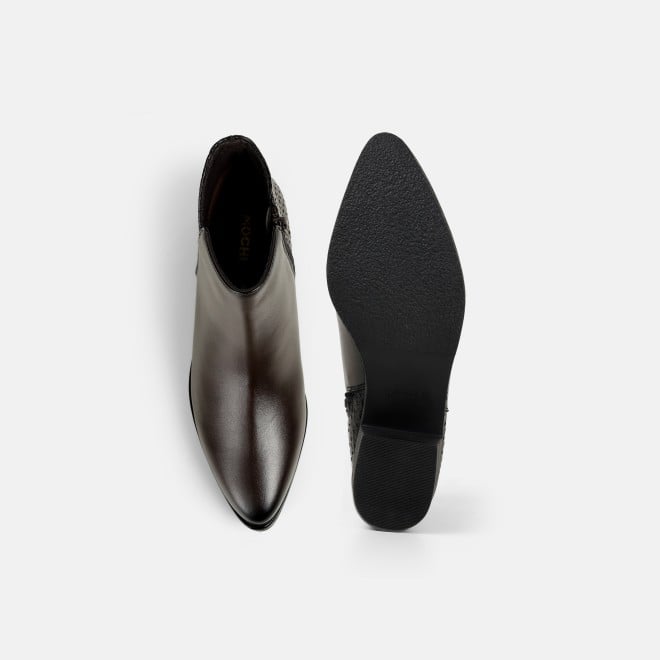 Mochi Women Brown Party Boots (SKU: 31-1223-12-36)