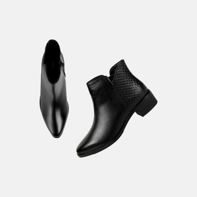 Mochi Women Black Party Boots (SKU: 31-1223-11-36)