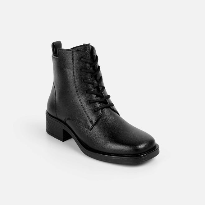 Mochi Women Black Casual Boots (SKU: 31-1224-11-36)