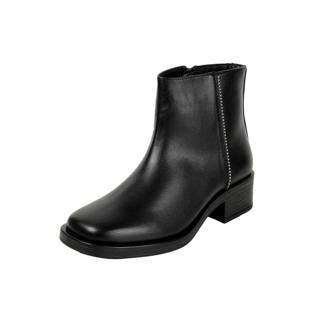Mochi Women Black Casual Boots (SKU: 31-1225-11-36)