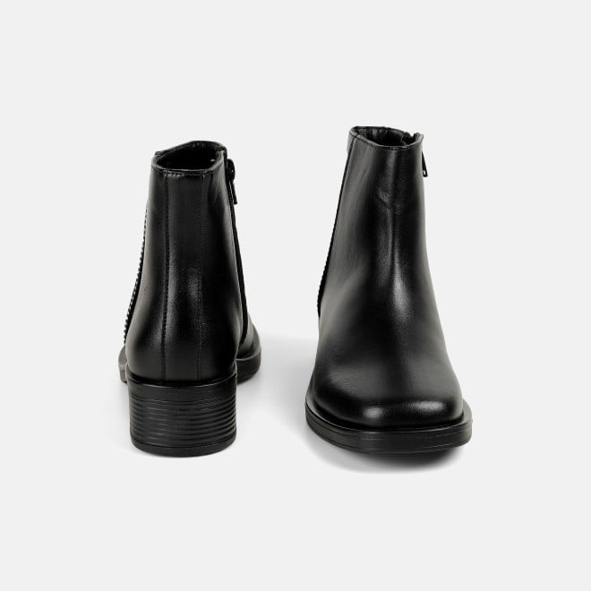 Mochi Women Black Casual Boots (SKU: 31-1225-11-36)