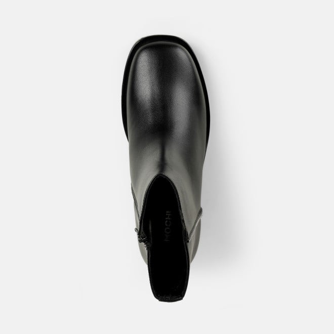 Mochi Women Black Casual Boots (SKU: 31-1225-11-36)